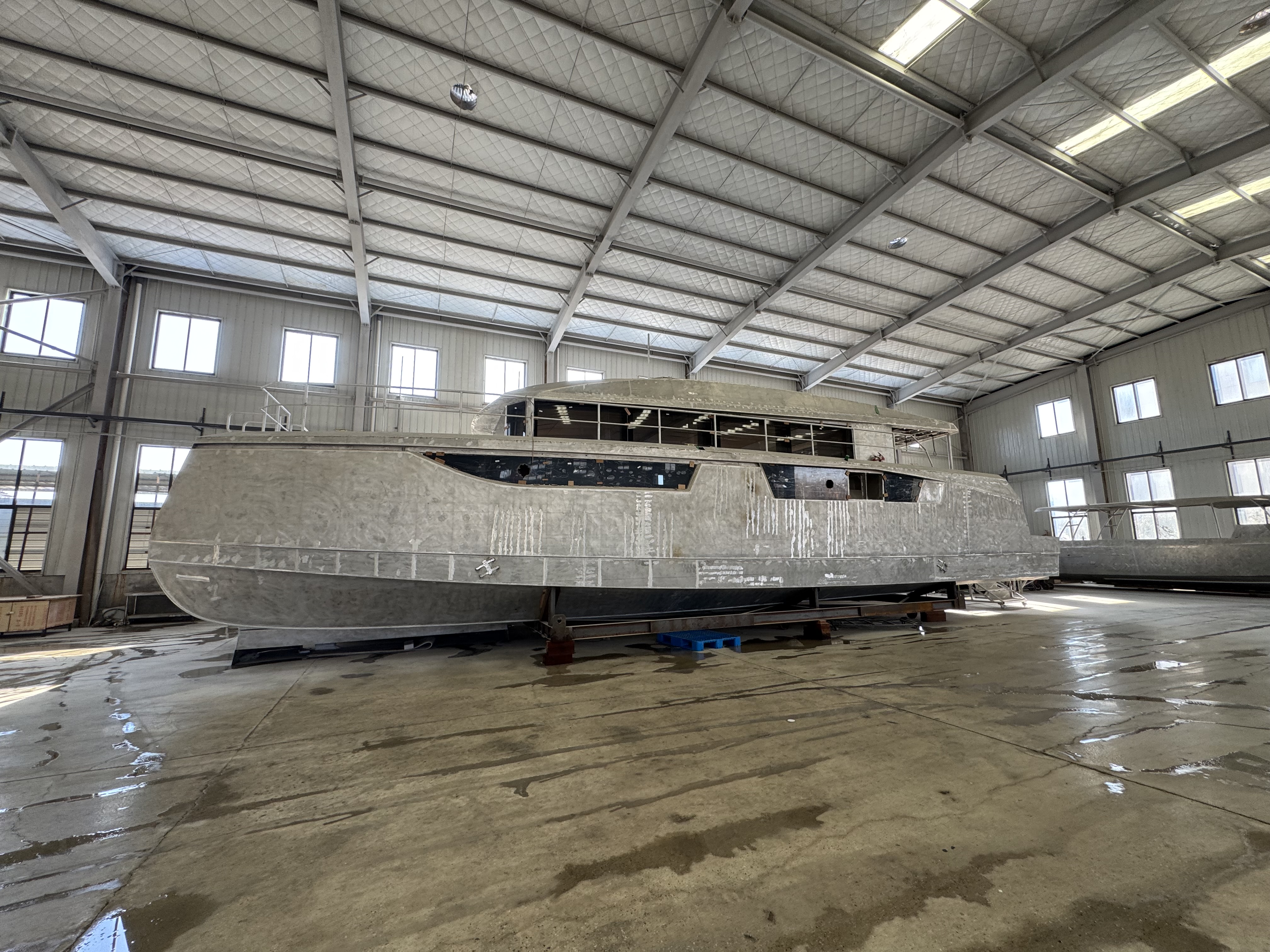 Custom-built 60ft aluminium catamaran — NAVIER YACHTS construction